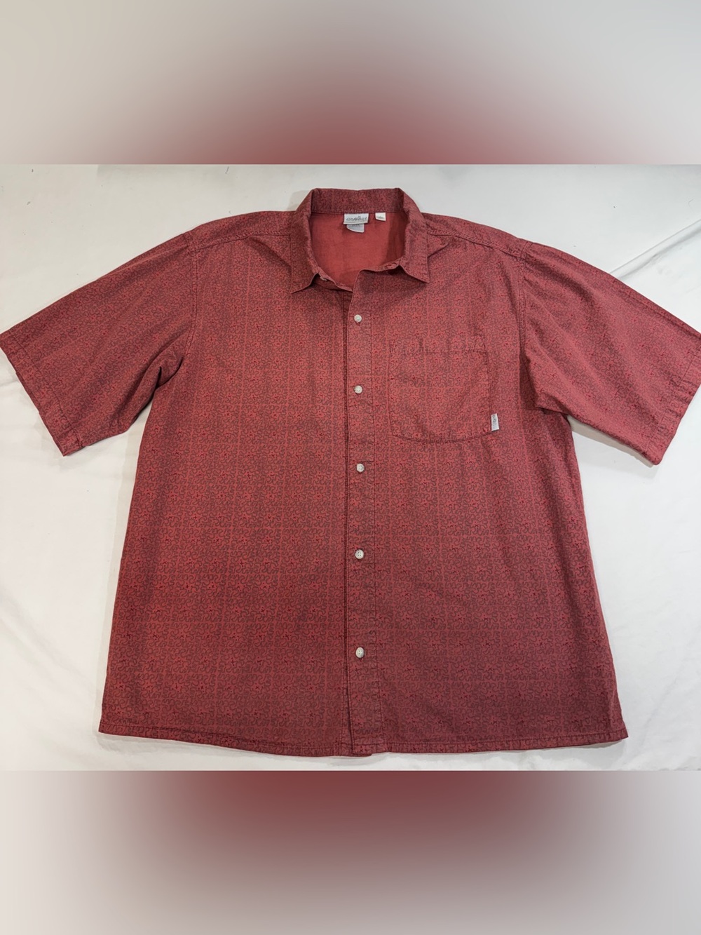 Vintage Gramicci Shirt Mens L Button Up Abstract Surf Hawaiian Made in USA